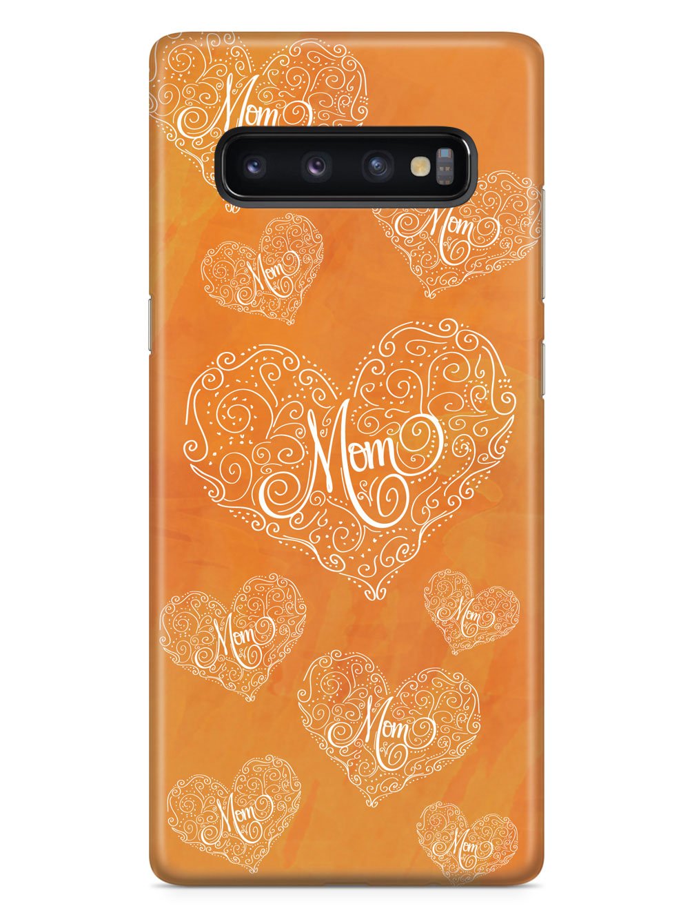 Mom Doodle Hearts - Orange Case
