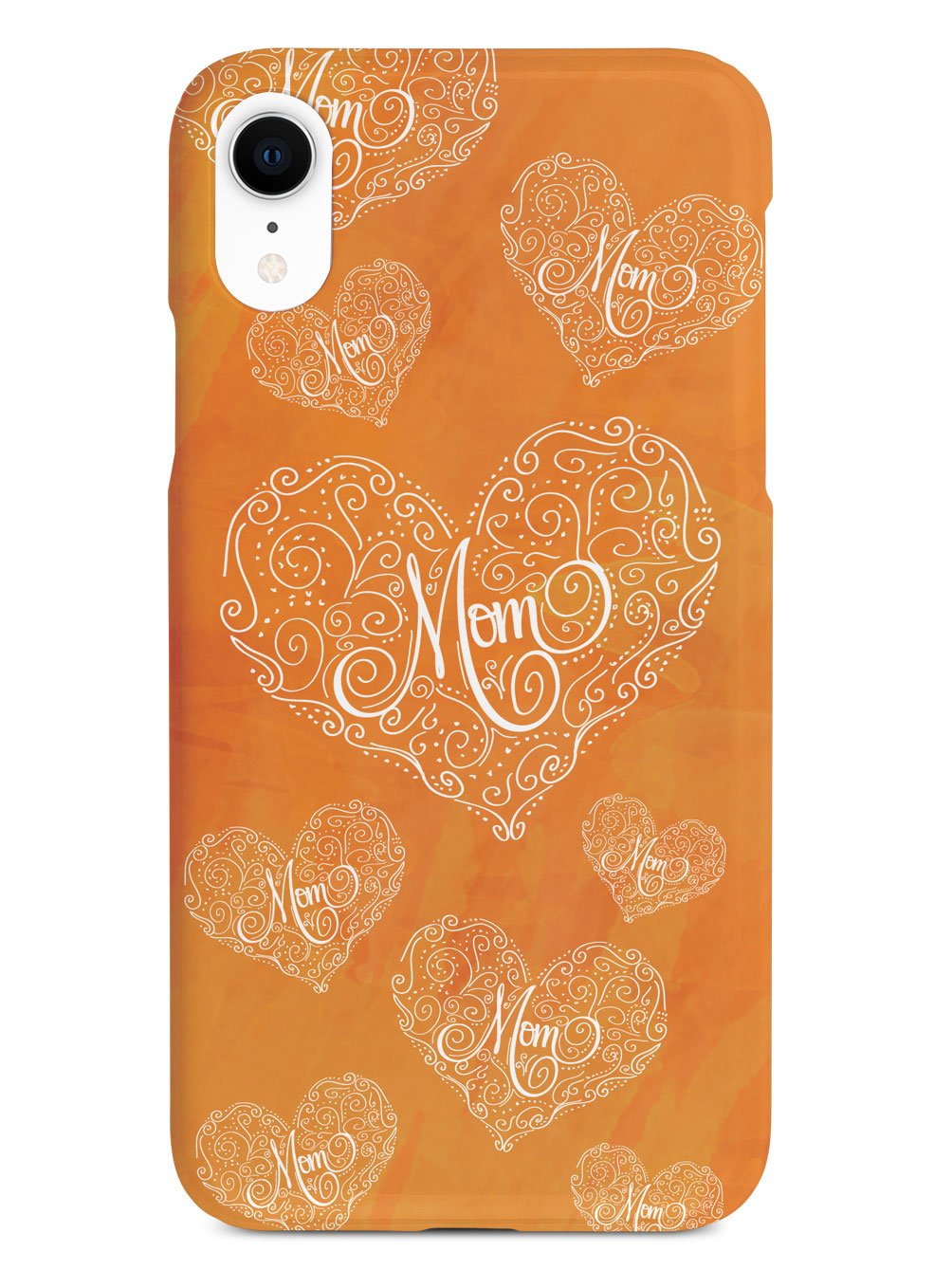Mom Doodle Hearts - Orange Case