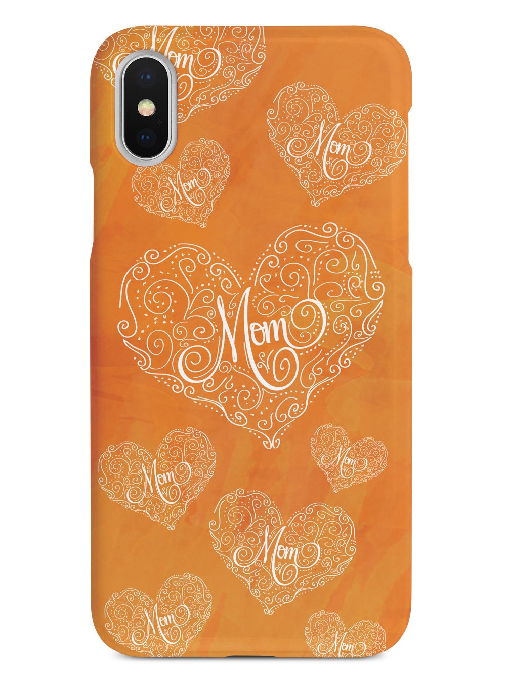 Mom Doodle Hearts - Orange Case