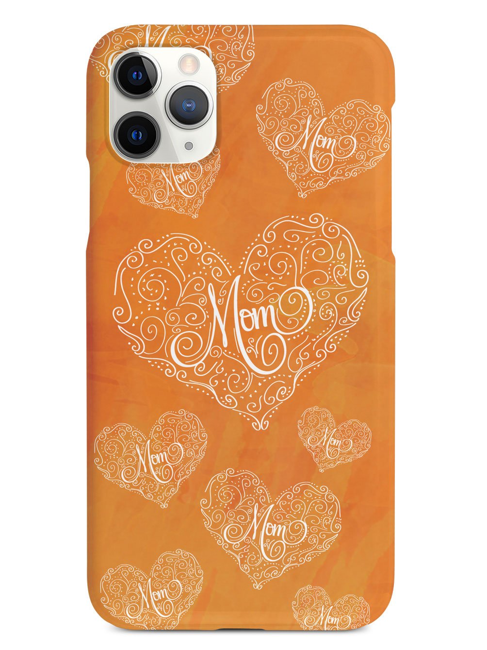 Mom Doodle Hearts - Orange Case