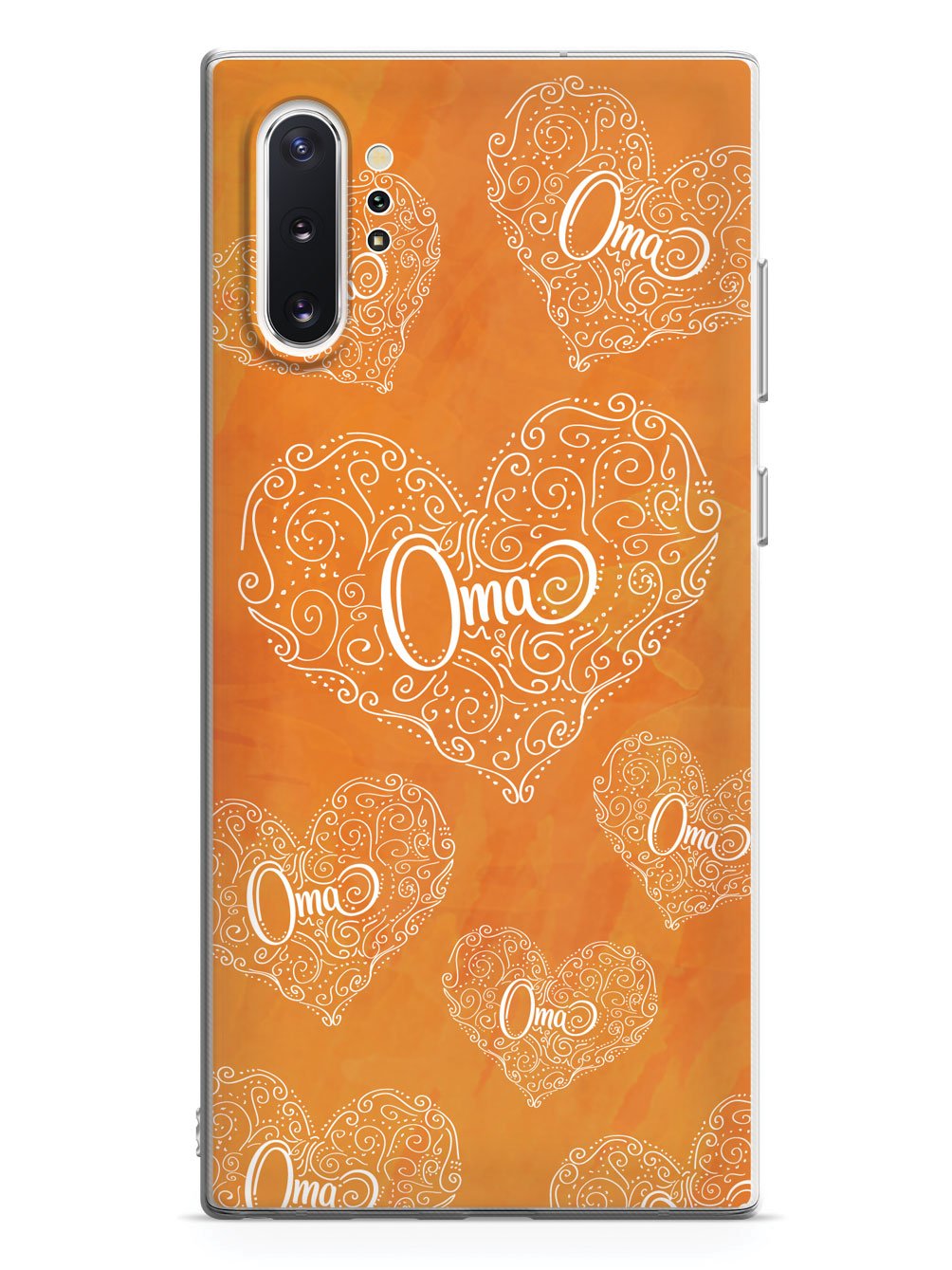 Oma Doodle Hearts - Orange Case