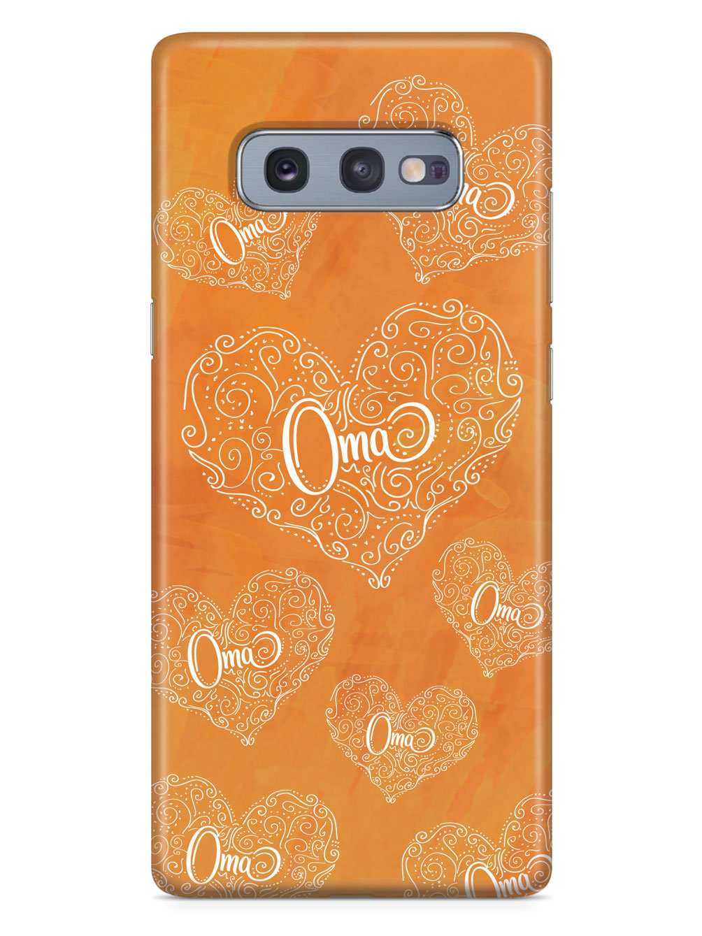 Oma Doodle Hearts - Orange Case