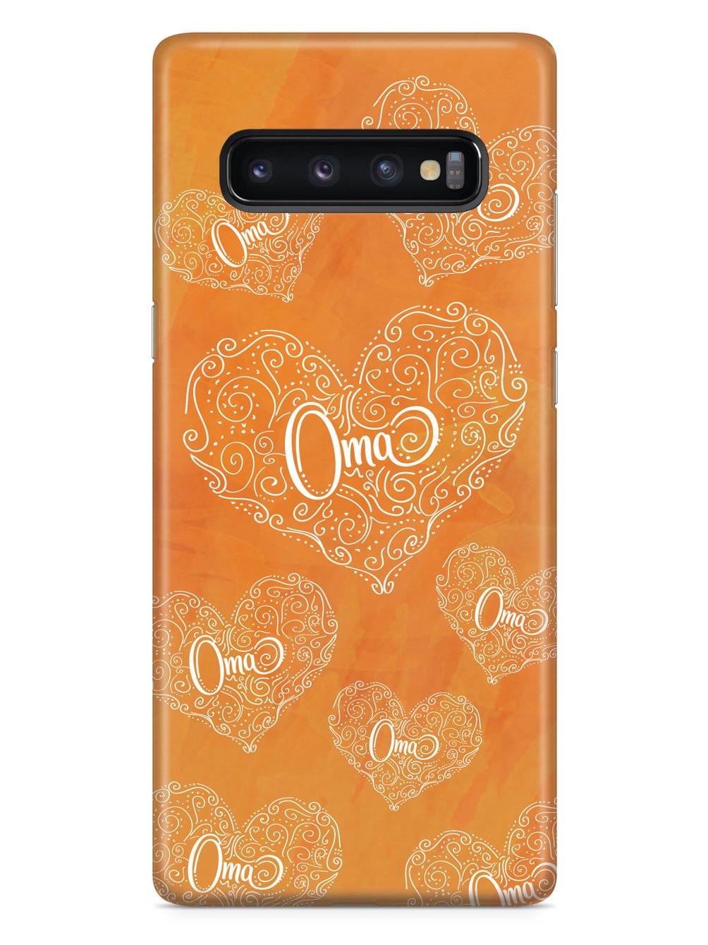 Oma Doodle Hearts - Orange Case