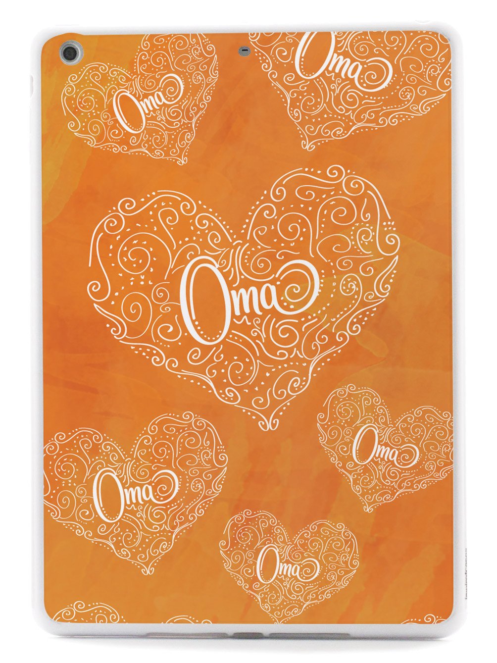 Oma Doodle Hearts - Orange Case
