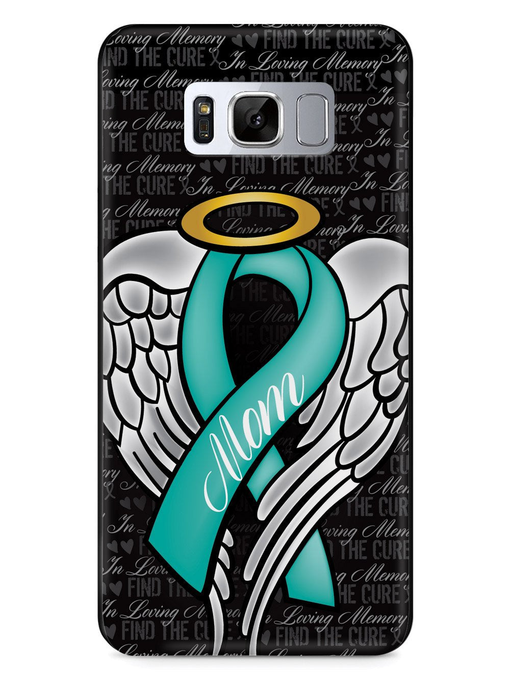 In Loving Memory of My Mom - Teal Ribbon Case