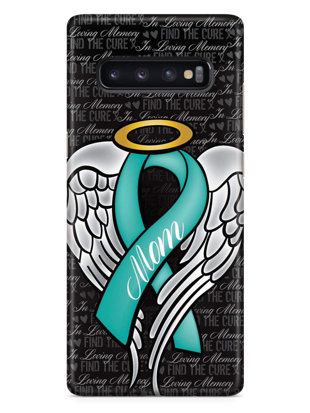 In Loving Memory of My Mom - Teal Ribbon Case