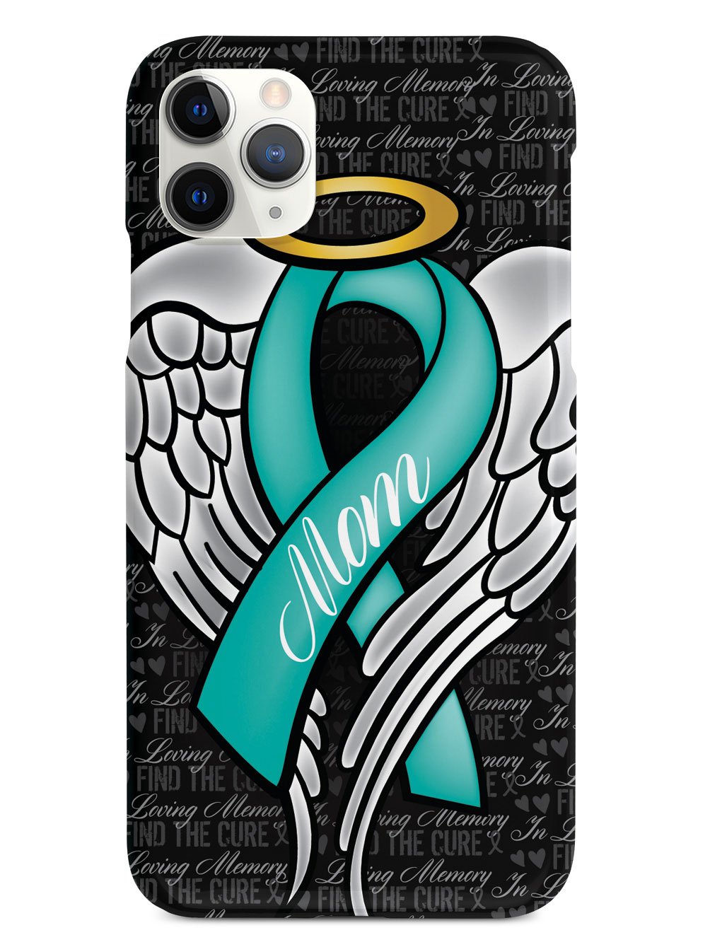 In Loving Memory of My Mom - Teal Ribbon Case
