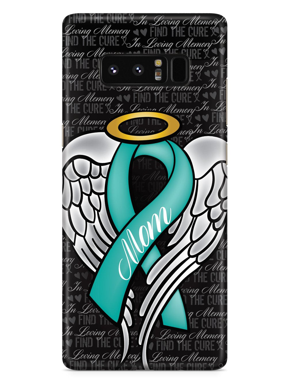 In Loving Memory of My Mom - Teal Ribbon Case
