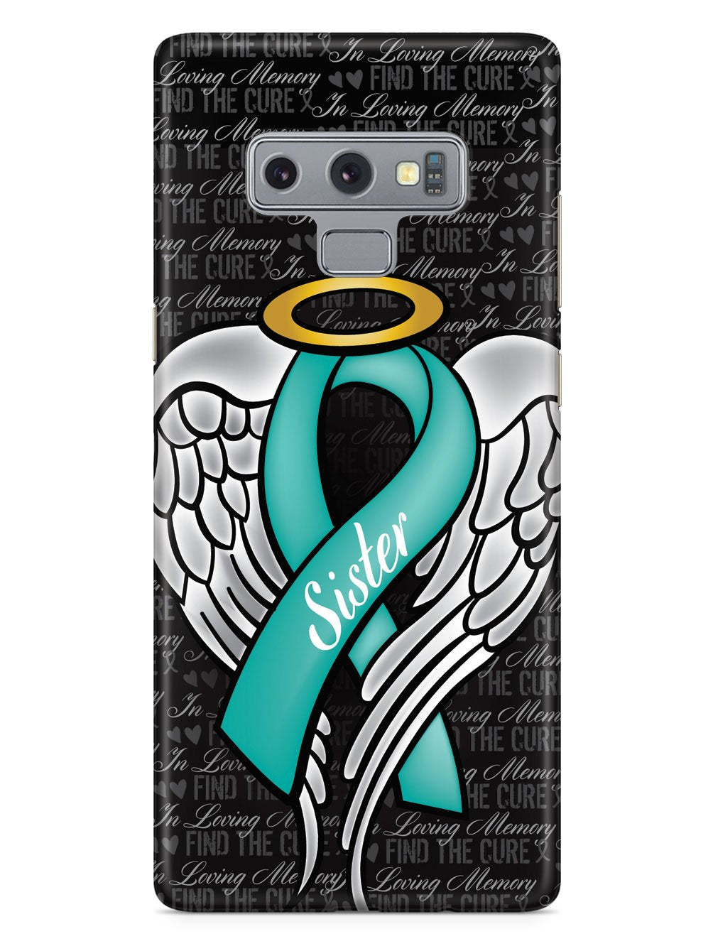 In Loving Memory of My Sister - Teal Ribbon Case