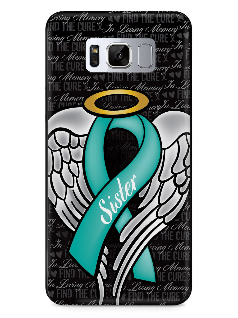 In Loving Memory of My Sister - Teal Ribbon Case