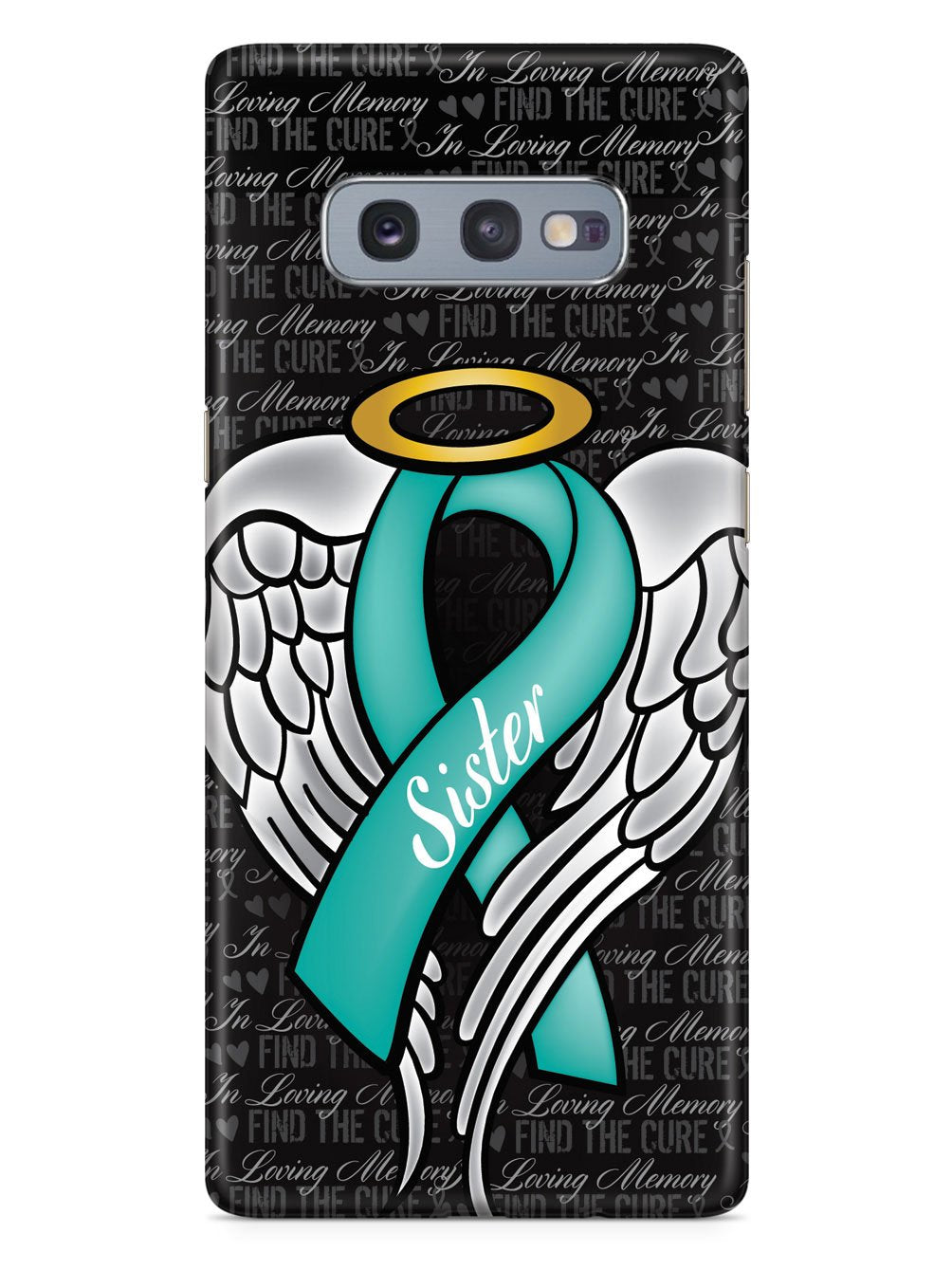 In Loving Memory of My Sister - Teal Ribbon Case