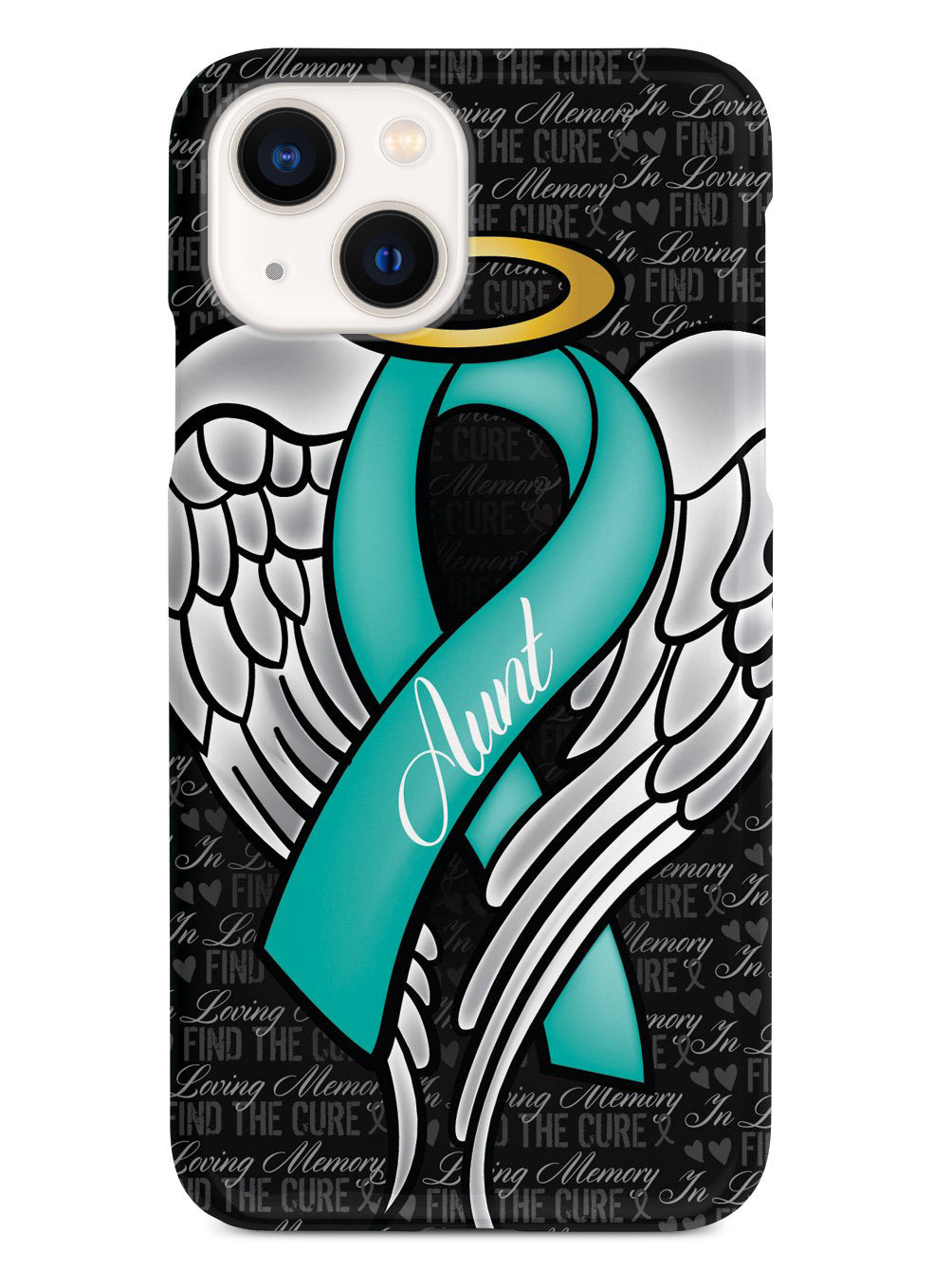 In Loving Memory of My Aunt - Teal Ribbon Case