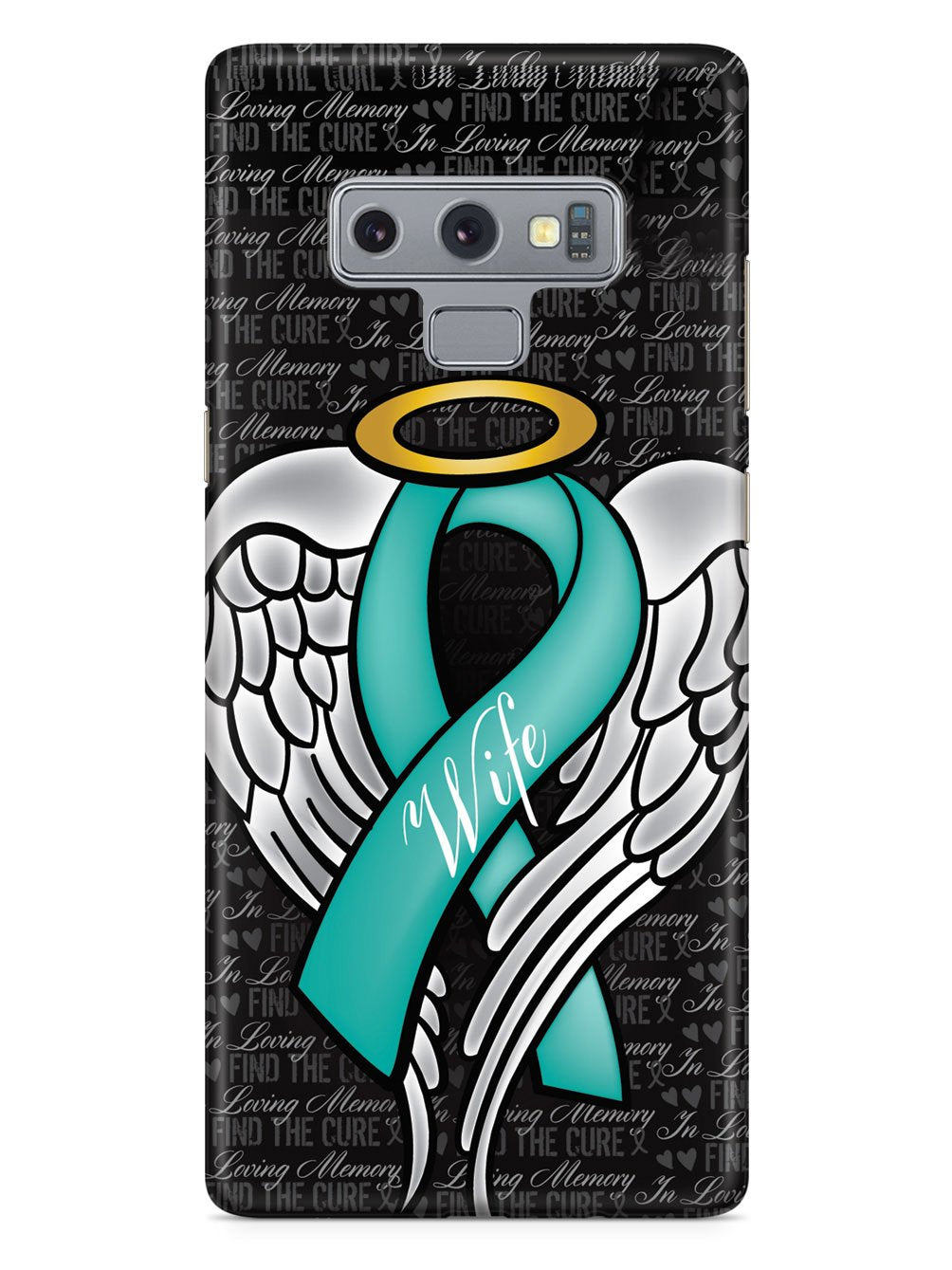 In Loving Memory of My Wife - Teal Ribbon Case