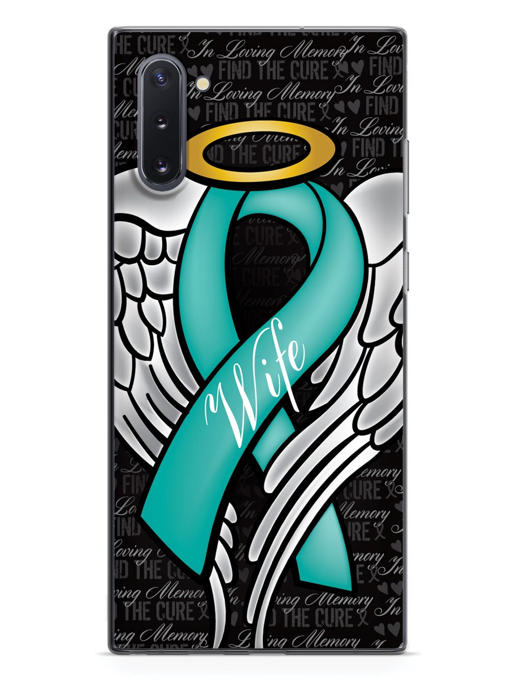 In Loving Memory of My Wife - Teal Ribbon Case
