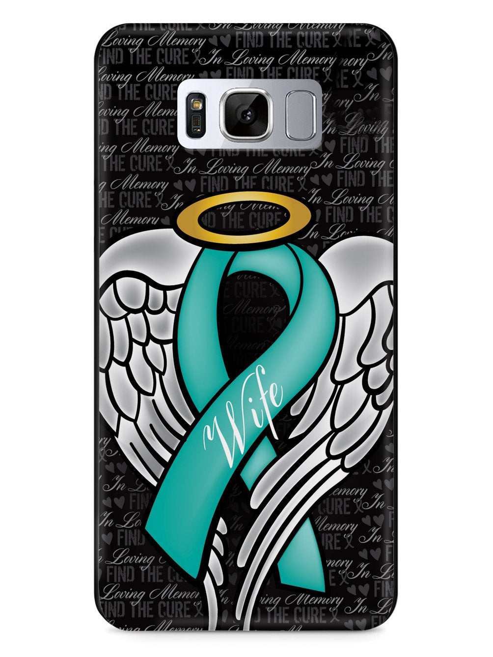 In Loving Memory of My Wife - Teal Ribbon Case