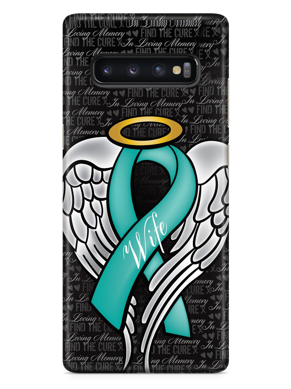 In Loving Memory of My Wife - Teal Ribbon Case