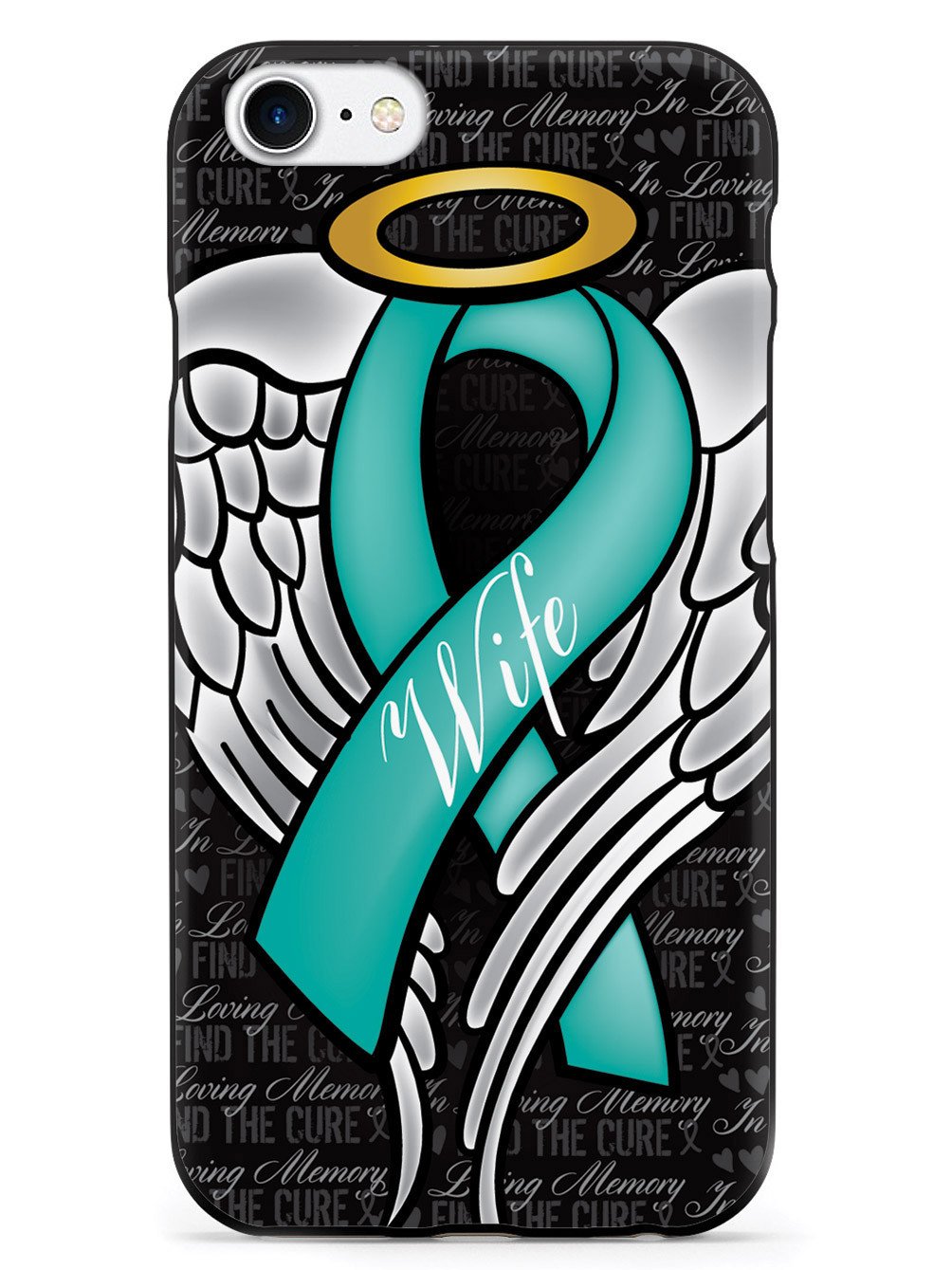 In Loving Memory of My Wife - Teal Ribbon Case
