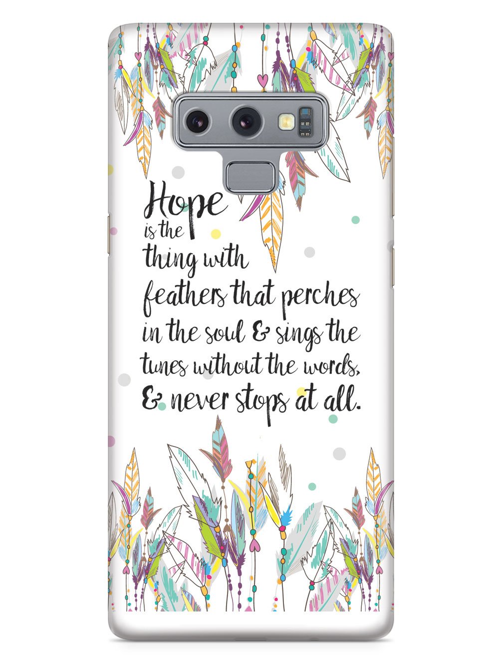 HOPE - Emily Dickinson Quote Case