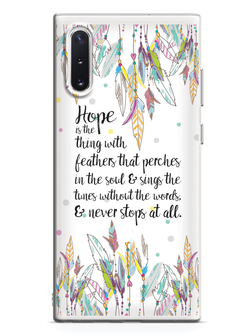 HOPE - Emily Dickinson Quote Case