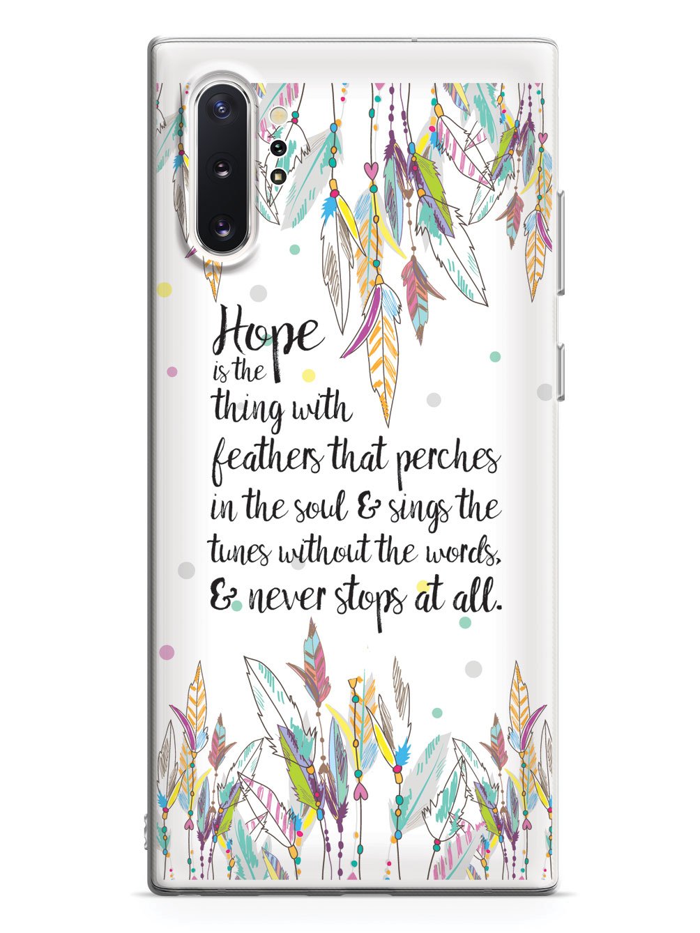 HOPE - Emily Dickinson Quote Case