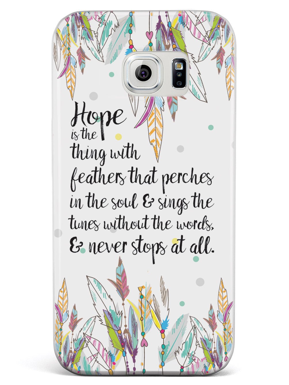 HOPE - Emily Dickinson Quote Case