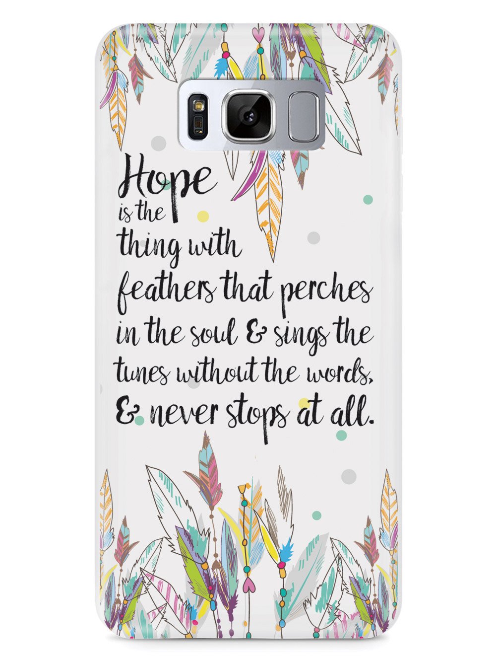 HOPE - Emily Dickinson Quote Case
