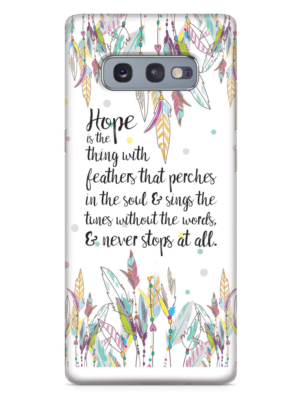 HOPE - Emily Dickinson Quote Case