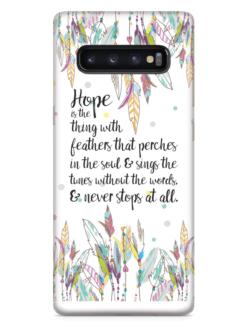 HOPE - Emily Dickinson Quote Case