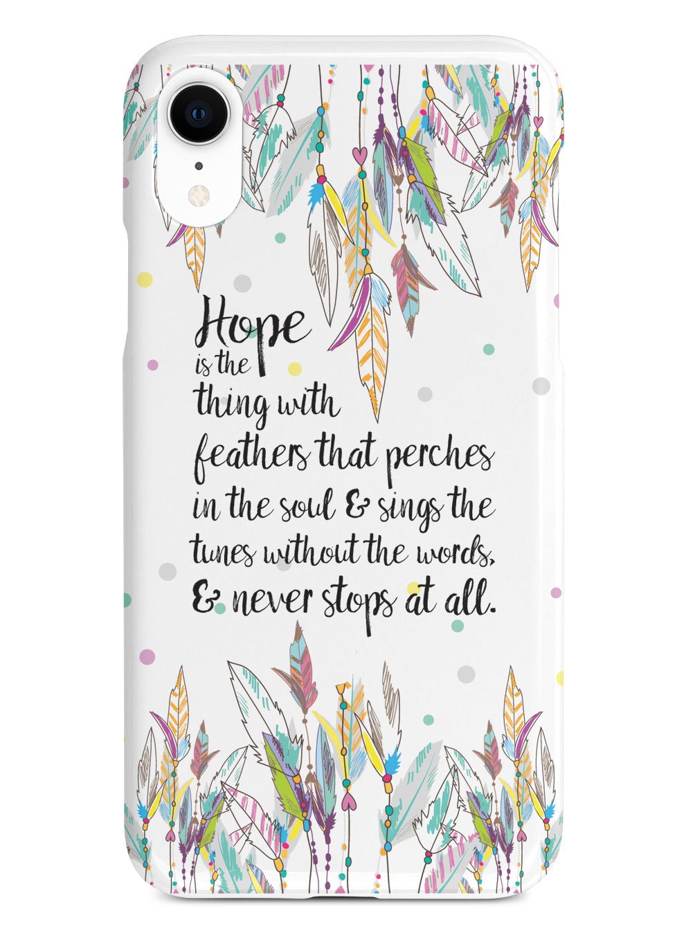 HOPE - Emily Dickinson Quote Case