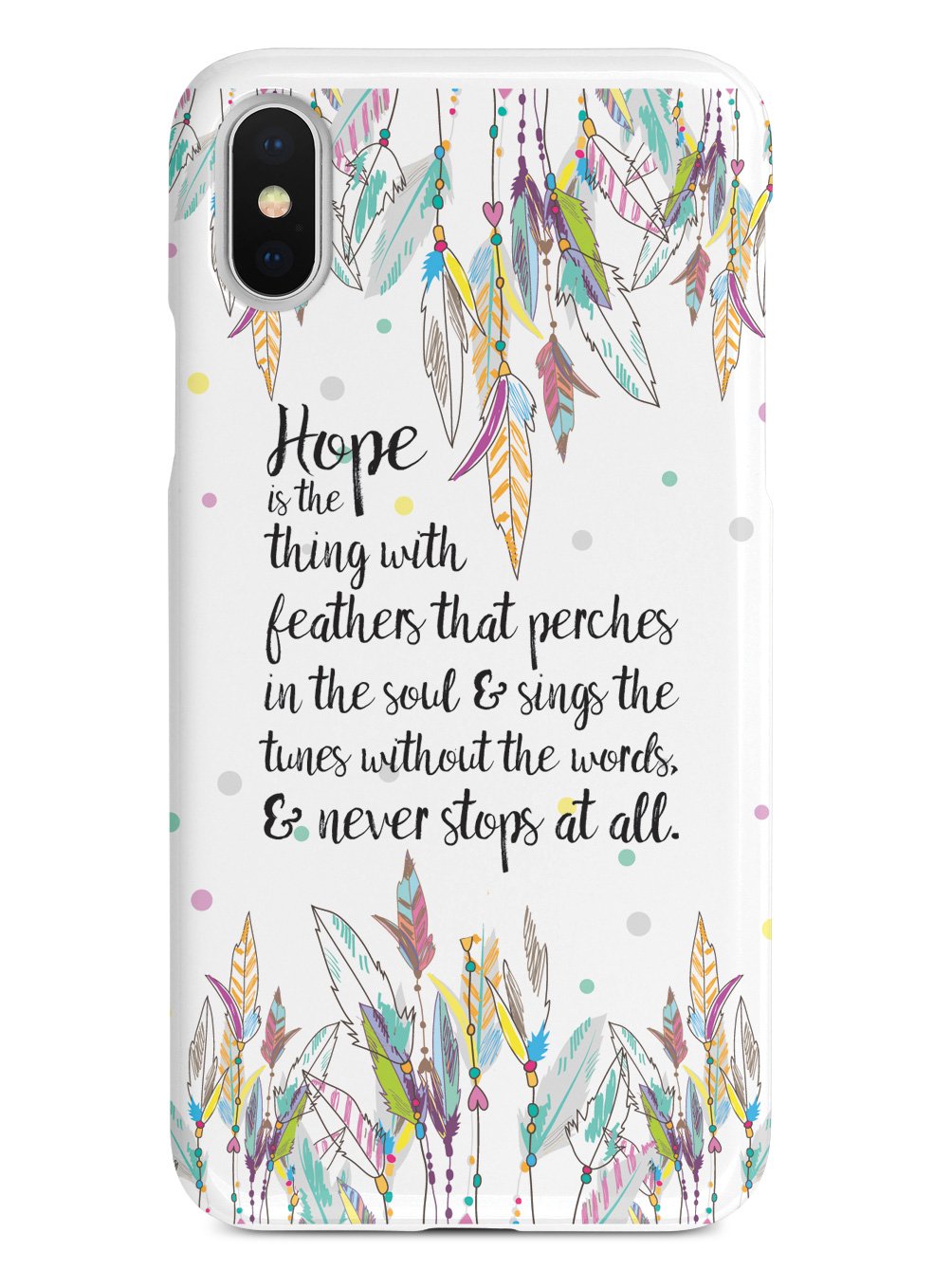 HOPE - Emily Dickinson Quote Case