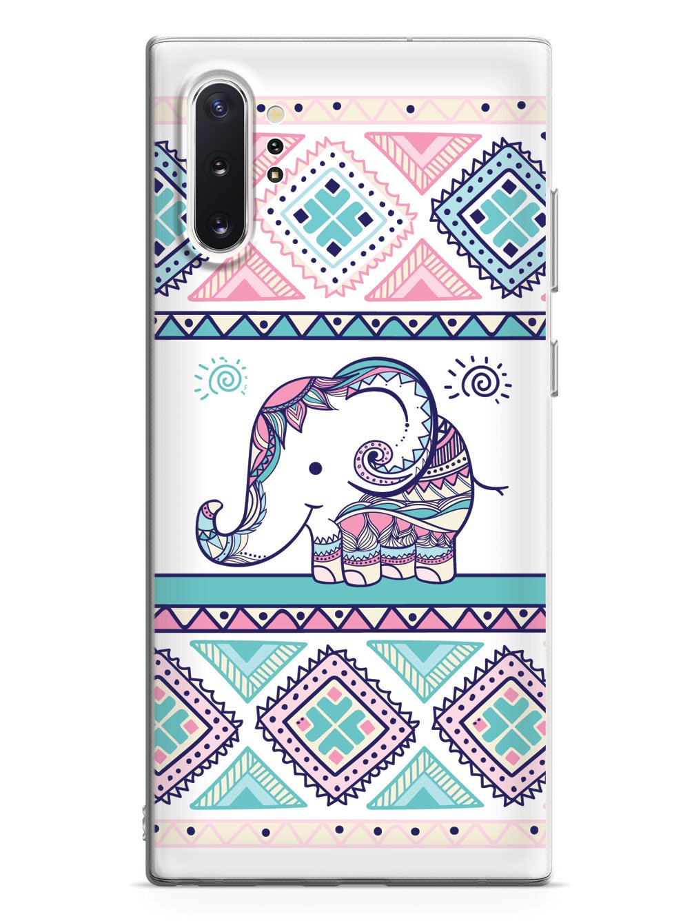 Adorable Elephant Aztec Design Case