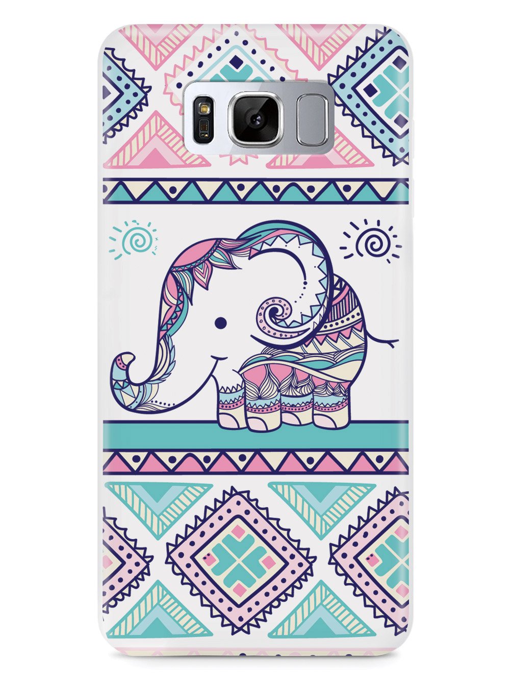 Adorable Elephant Aztec Design Case