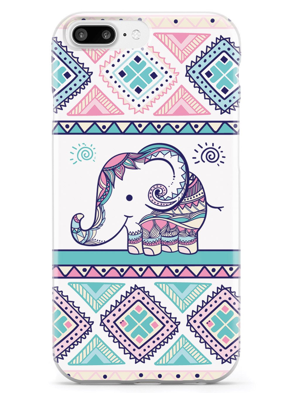 Adorable Elephant Aztec Design Case