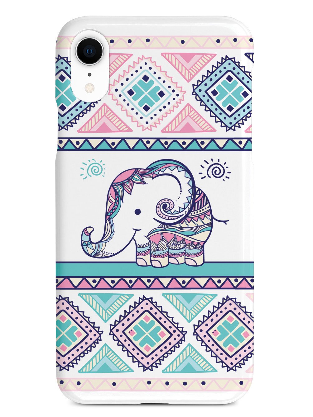 Adorable Elephant Aztec Design Case