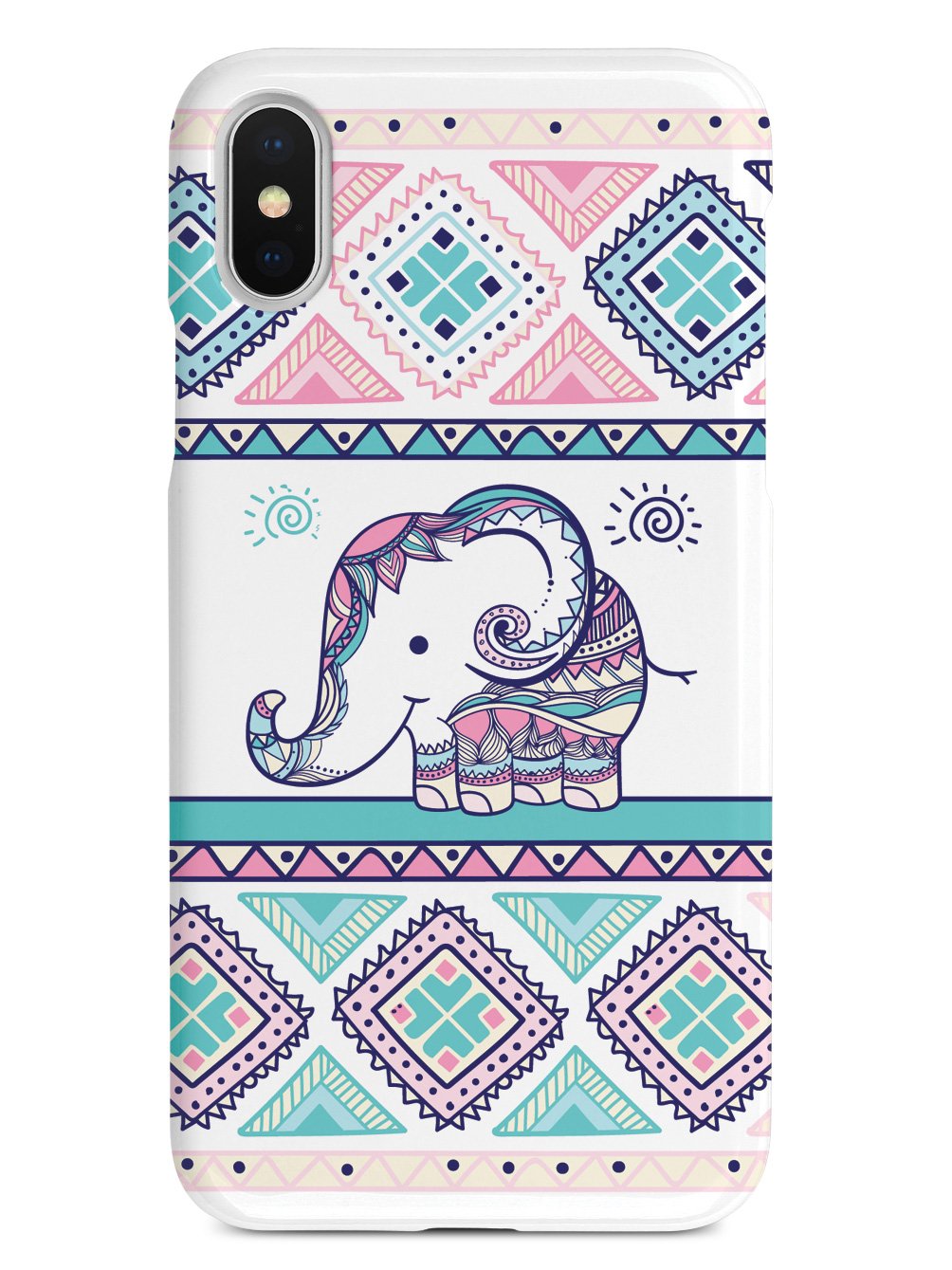 Adorable Elephant Aztec Design Case