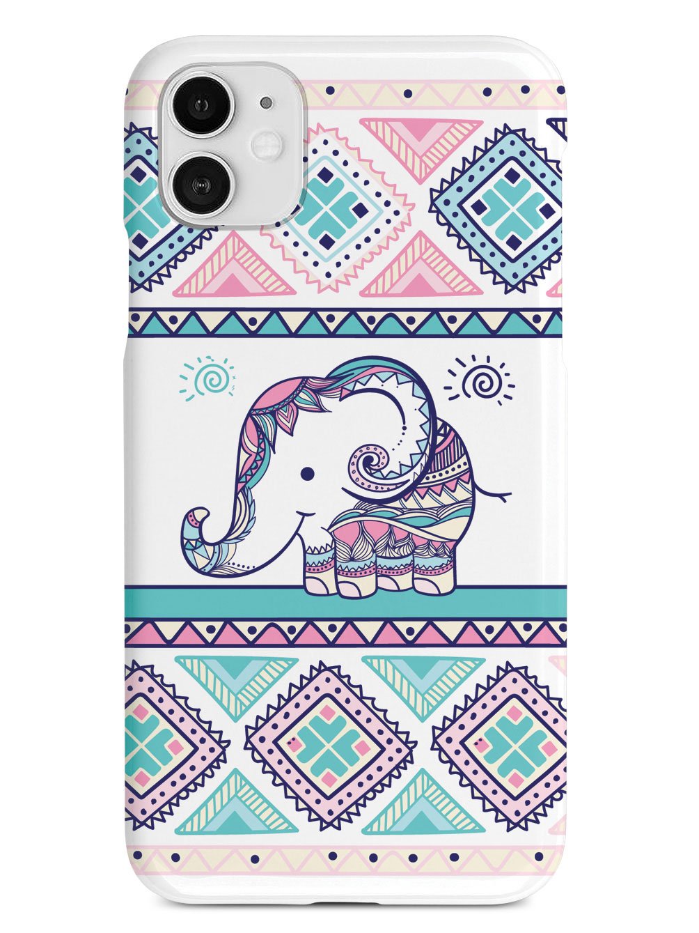 Adorable Elephant Aztec Design Case