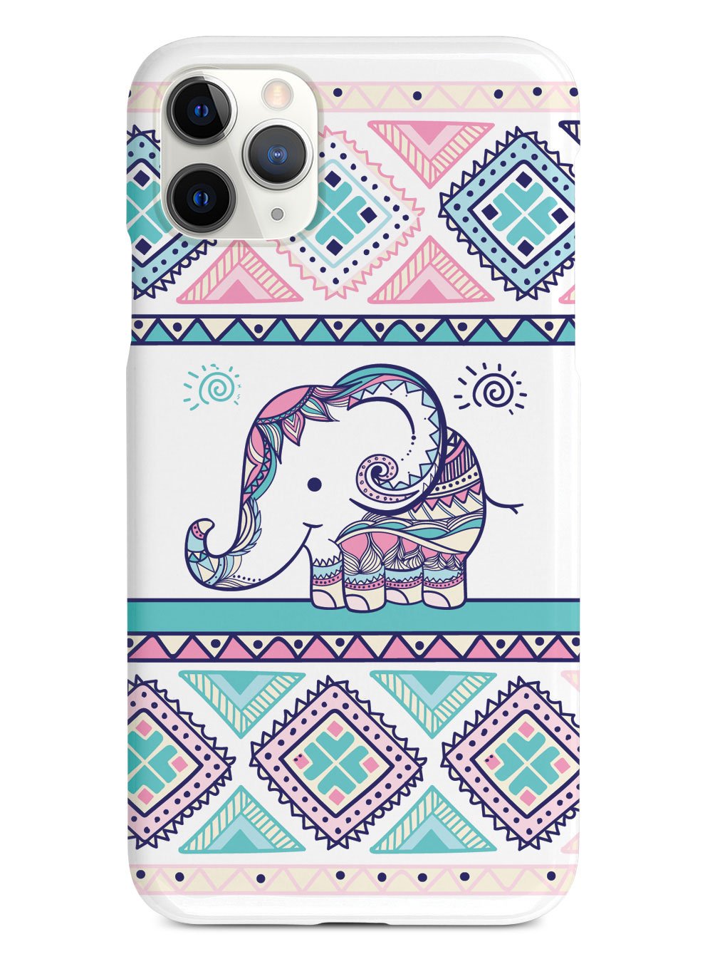 Adorable Elephant Aztec Design Case
