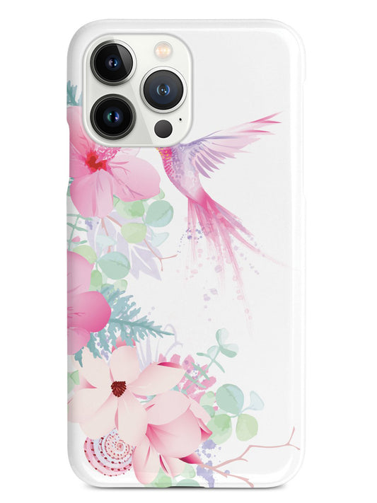 Pink and Purple Hummingbird Case