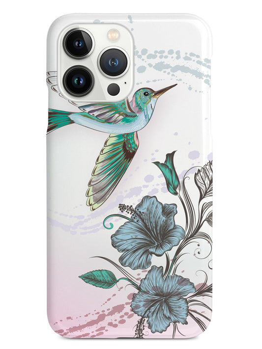 Hibiscus Flower and Hummingbird Case