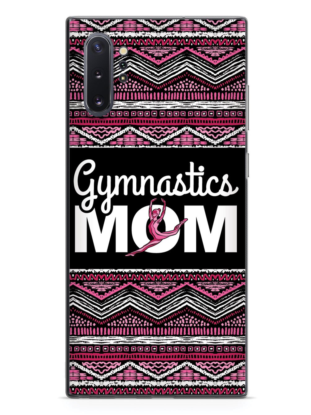 Pink Gymnastics Mom - Black Case