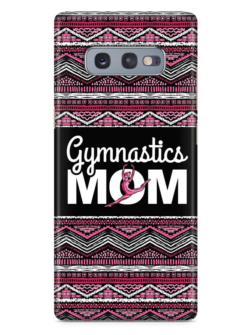 Pink Gymnastics Mom - Black Case