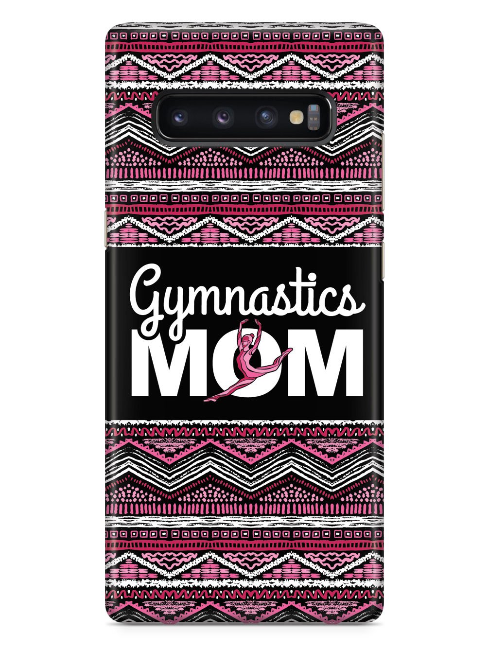 Pink Gymnastics Mom - Black Case