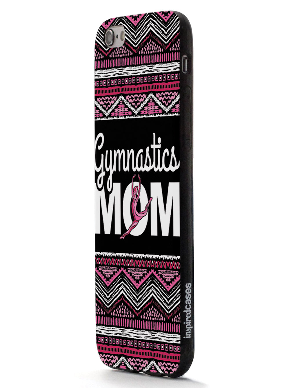 Pink Gymnastics Mom - Black Case