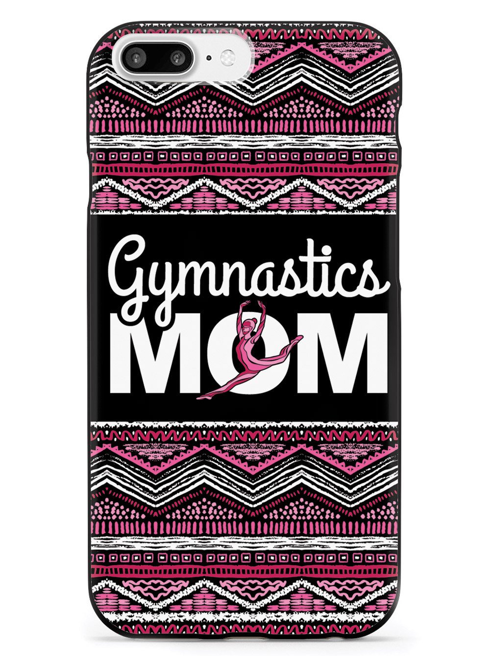 Pink Gymnastics Mom - Black Case