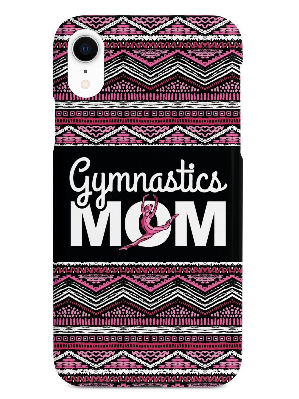 Pink Gymnastics Mom - Black Case