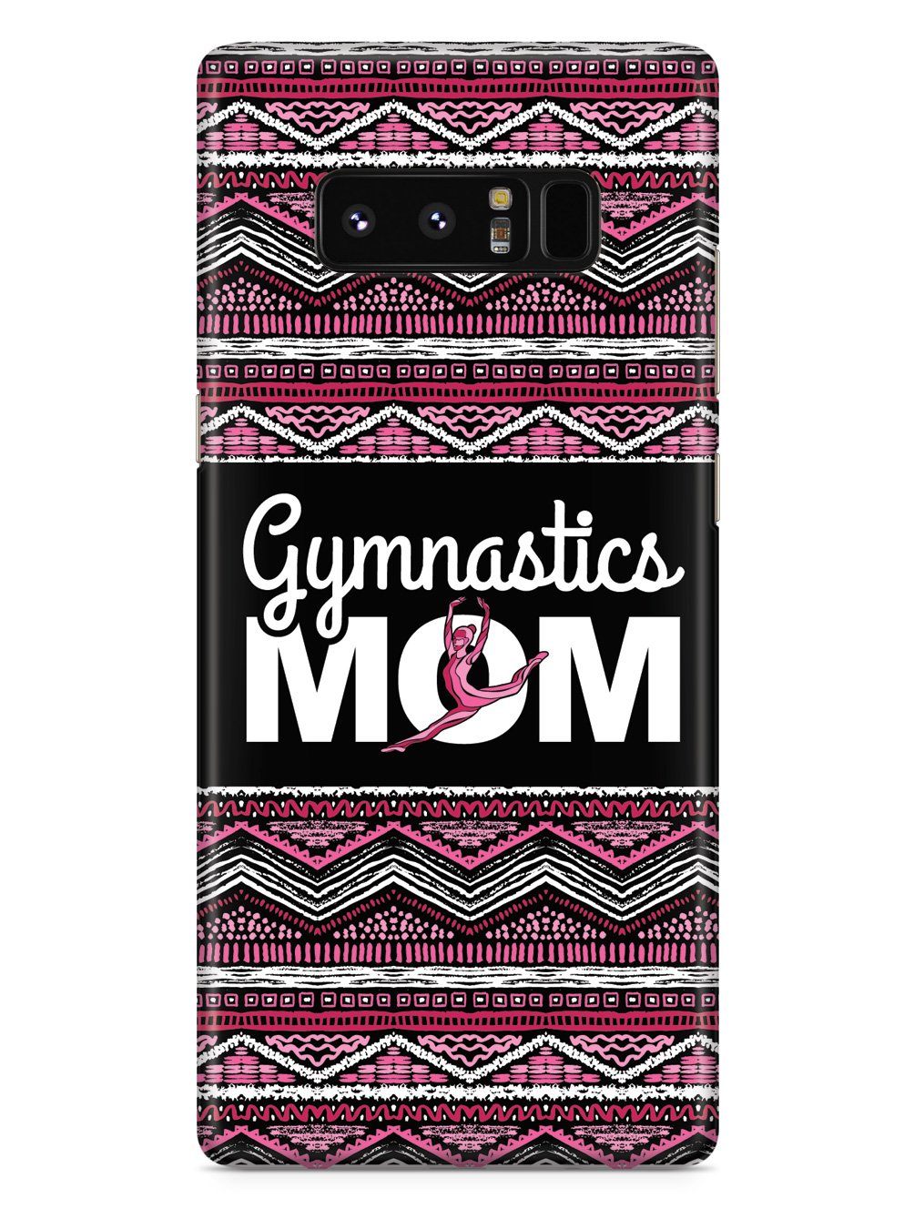 Pink Gymnastics Mom - Black Case