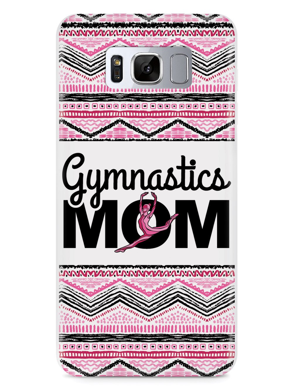 Pink Gymnastics Mom - White Case