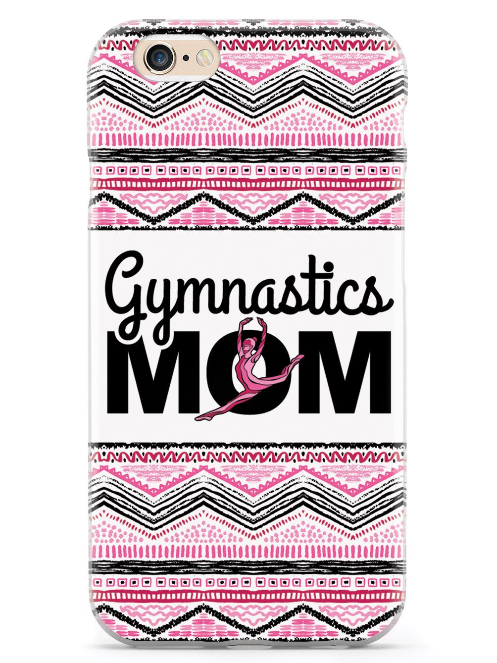Pink Gymnastics Mom - White Case