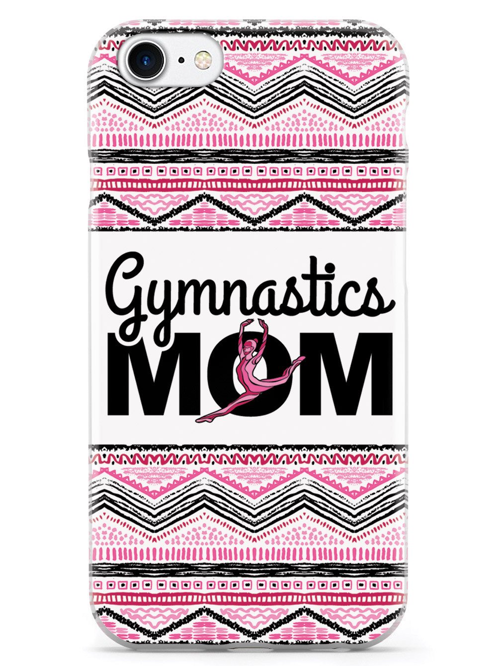 Pink Gymnastics Mom - White Case
