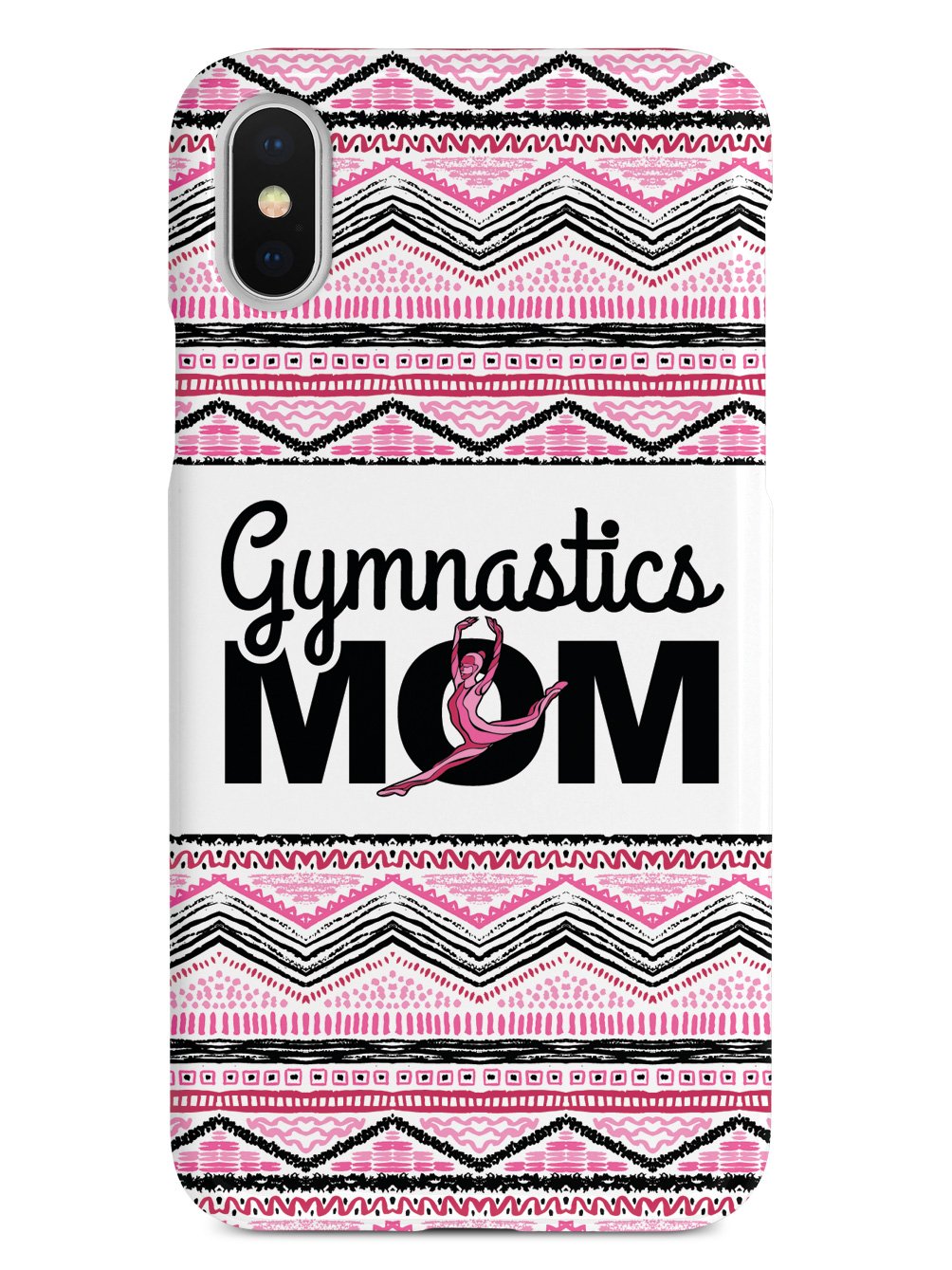 Pink Gymnastics Mom - White Case